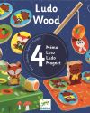 Magnetspiel Ludo Wood