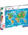 Puzzle Dinosaurier Karte 180 Teilen S