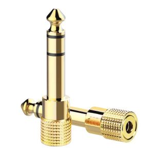 Jack (6.3 mm) Male zu Jack (3.5 mm) Female Adapter, 2er-Set